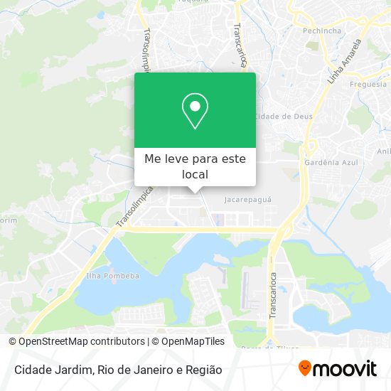 Cidade Jardim mapa
