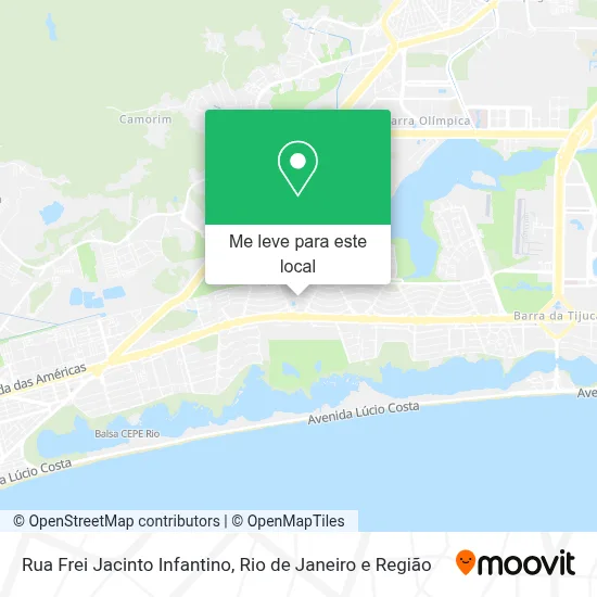 Rua Frei Jacinto Infantino mapa