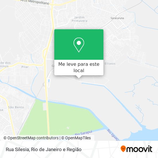 Rua Silesia mapa