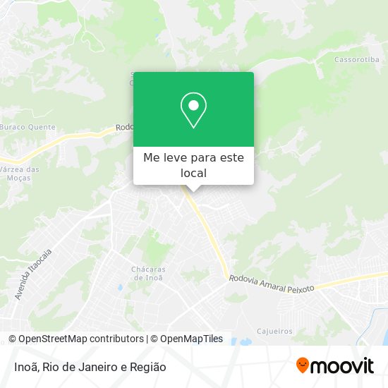 Inoã mapa