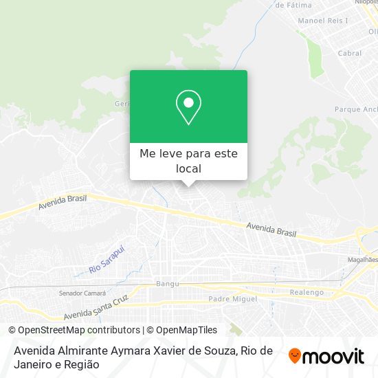 Avenida Almirante Aymara Xavier de Souza mapa