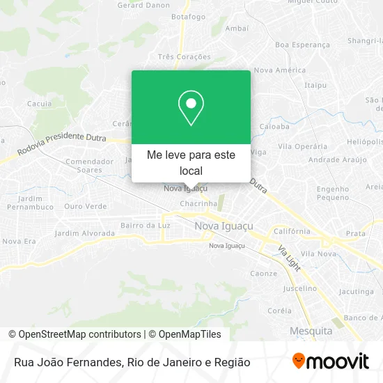 Rua João Fernandes mapa