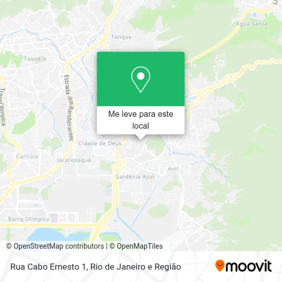 Rua Cabo Ernesto 1 mapa