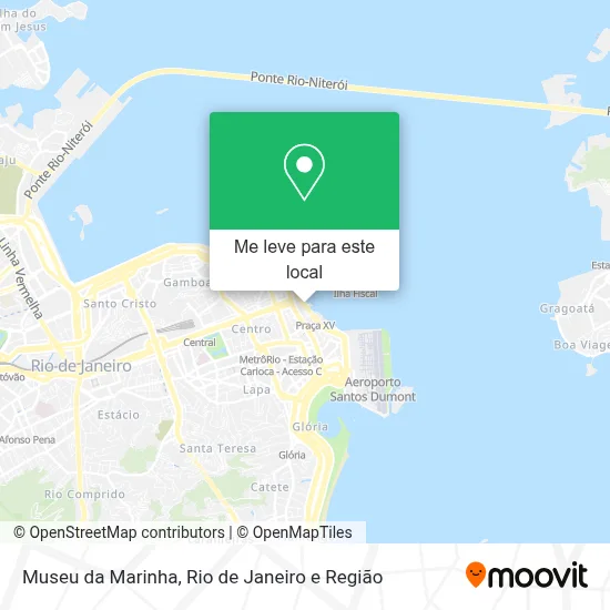 Museu da Marinha mapa