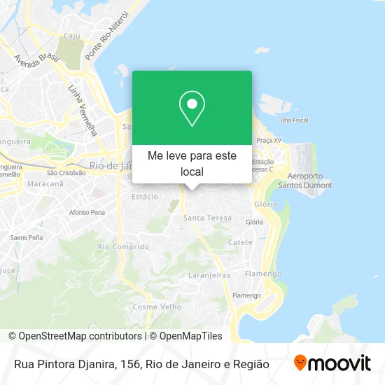 Rua Pintora Djanira, 156 mapa