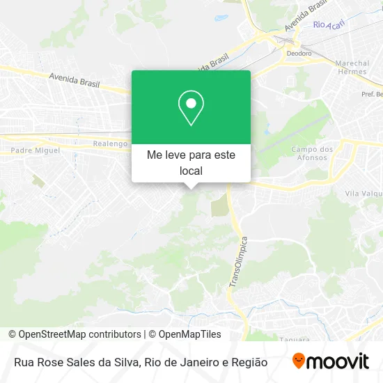 Rua Rose Sales da Silva mapa