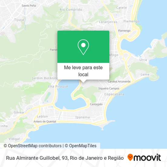 Rua Almirante Guillobel, 93 mapa