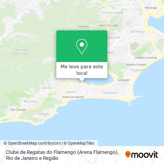 Clube de Regatas do Flamengo (Arena Flamengo) mapa