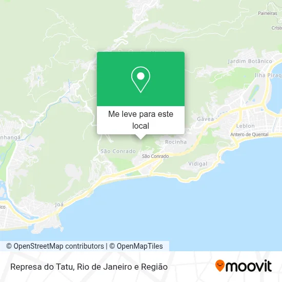 Represa do Tatu mapa