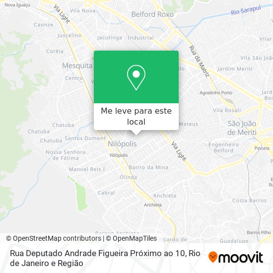 Rua Deputado Andrade Figueira Próximo ao 10 mapa
