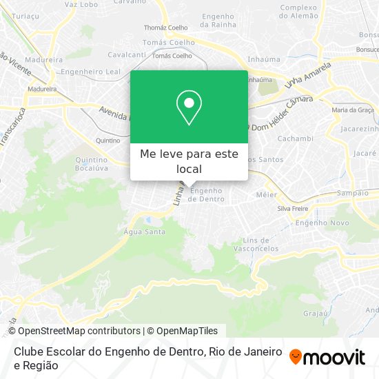 Clube Escolar do Engenho de Dentro mapa