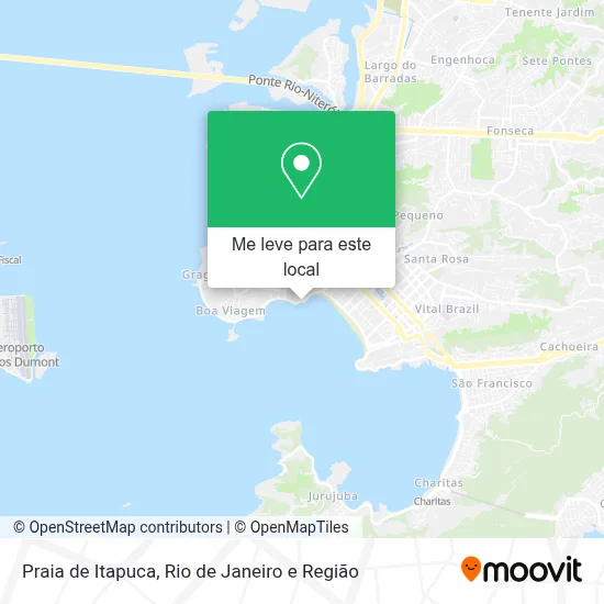 Praia de Itapuca mapa