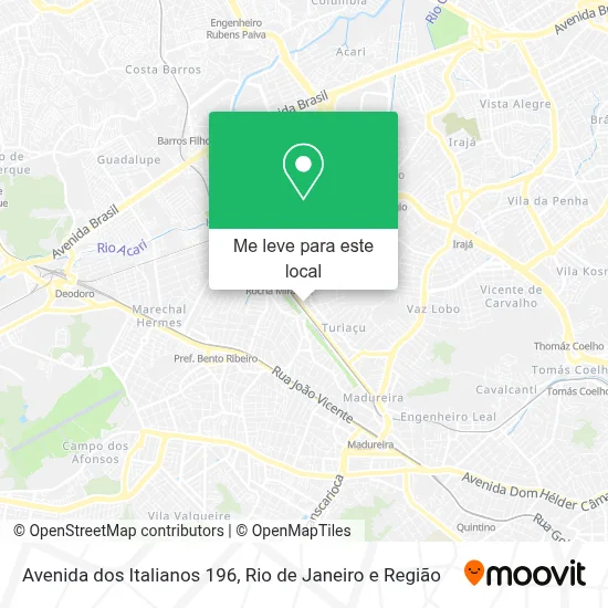 Avenida dos Italianos 196 mapa