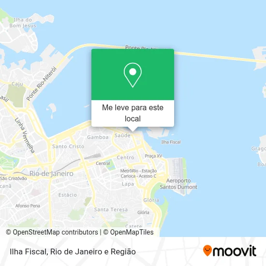 Ilha Fiscal mapa