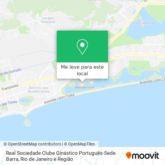 Real Sociedade Clube Ginástico Português-Sede Barra mapa
