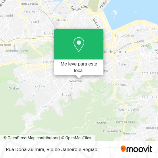 Rua Dona Zulmira mapa