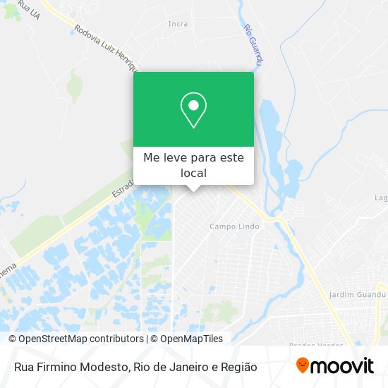 Rua Firmino Modesto mapa