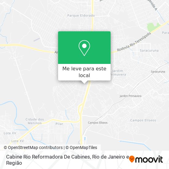 Cabine Rio Reformadora De Cabines mapa
