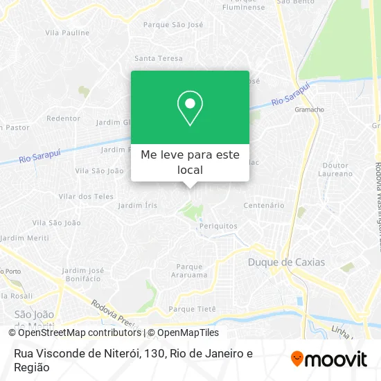 Rua Visconde de Niterói, 130 mapa