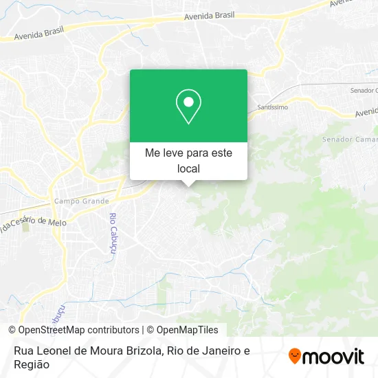Rua Leonel de Moura Brizola mapa