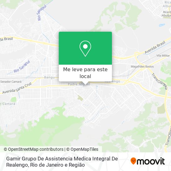 Gamir Grupo De Assistencia Medica Integral De Realengo mapa