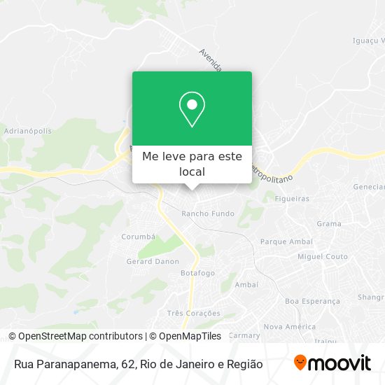 Rua Paranapanema, 62 mapa