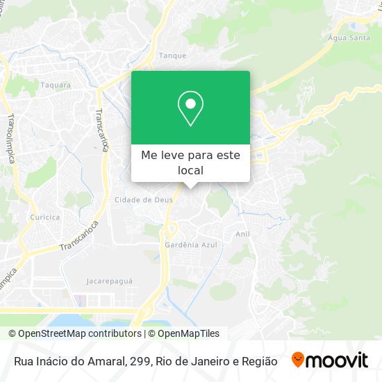 Rua Inácio do Amaral, 299 mapa
