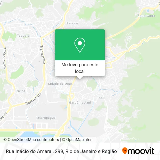 Rua Inácio do Amaral, 299 mapa