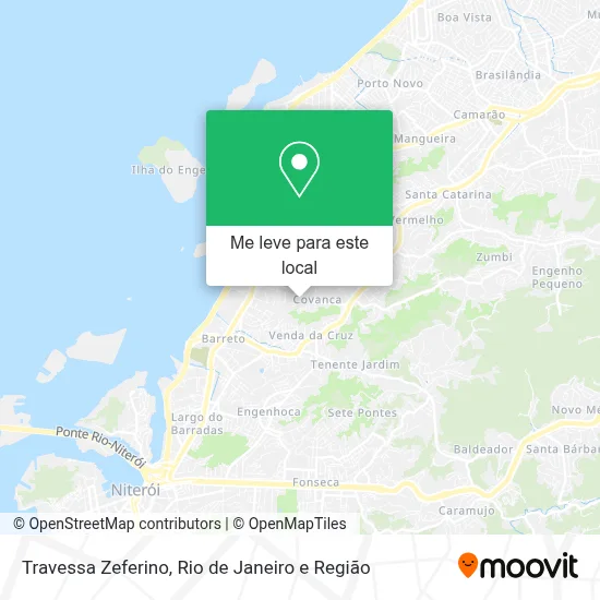 Travessa Zeferino mapa