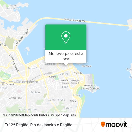 Trf 2ª Região mapa