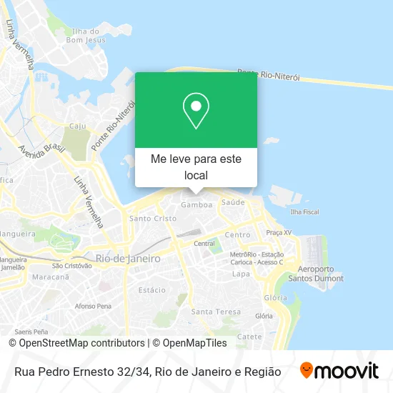 Rua Pedro Ernesto 32/34 mapa