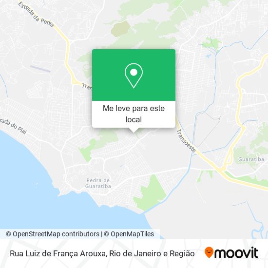 Rua Luiz de França Arouxa mapa