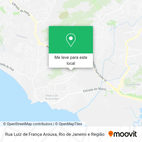 Rua Luiz de França Arouxa mapa