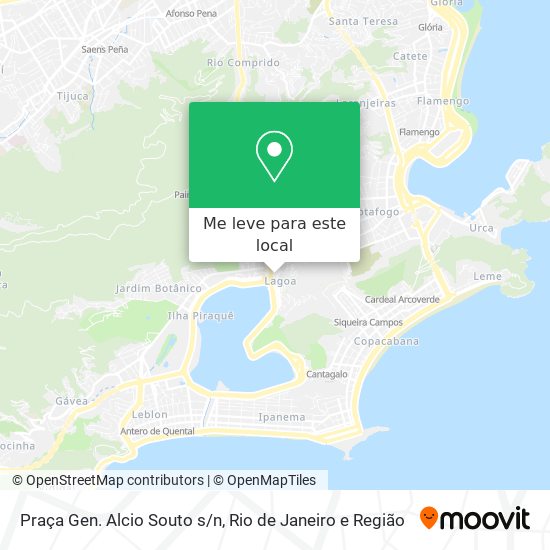 Praça Gen. Alcio Souto s/n mapa