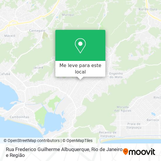 Rua Frederico Guilherme Albuquerque mapa