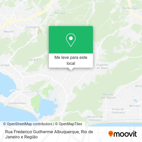 Rua Frederico Guilherme Albuquerque mapa