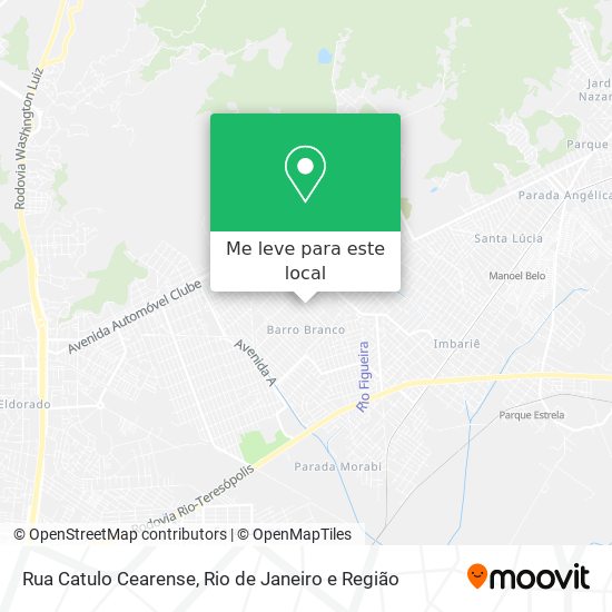 Rua Catulo Cearense mapa