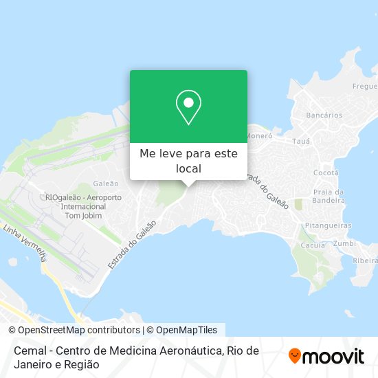 Cemal - Centro de Medicina Aeronáutica mapa