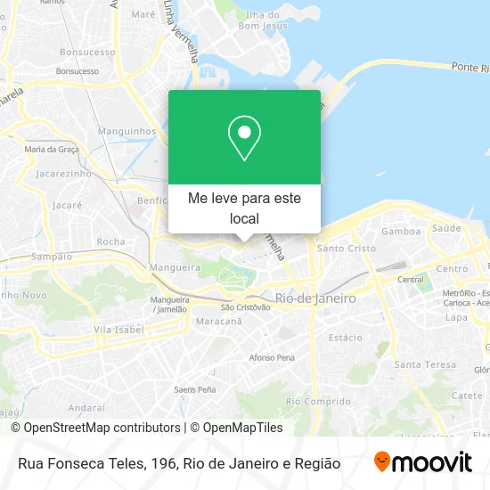 Rua Fonseca Teles, 196 mapa