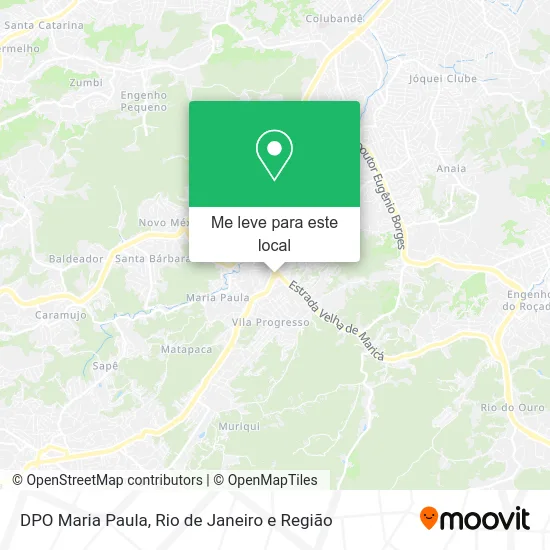 DPO Maria Paula mapa