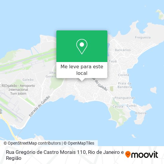 Rua Gregório de Castro Morais 110 mapa