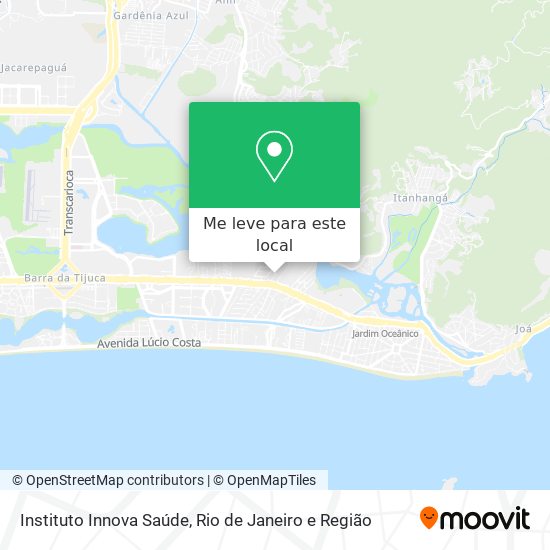 Instituto Innova Saúde mapa