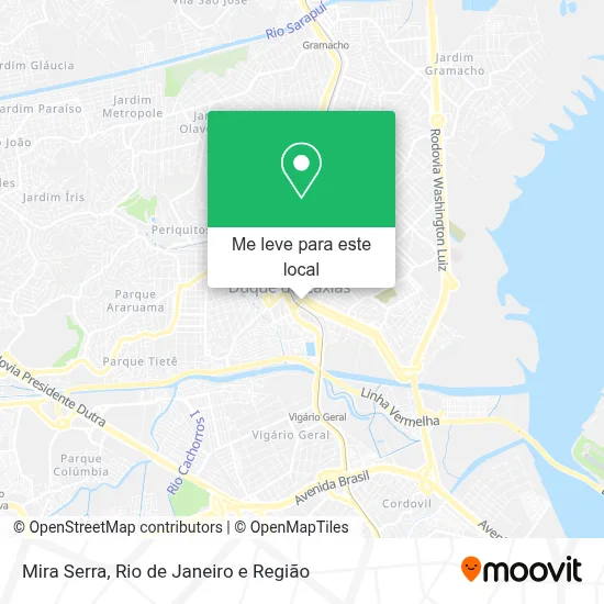 Mira Serra mapa