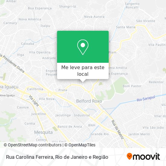 Rua Carolina Ferreira mapa