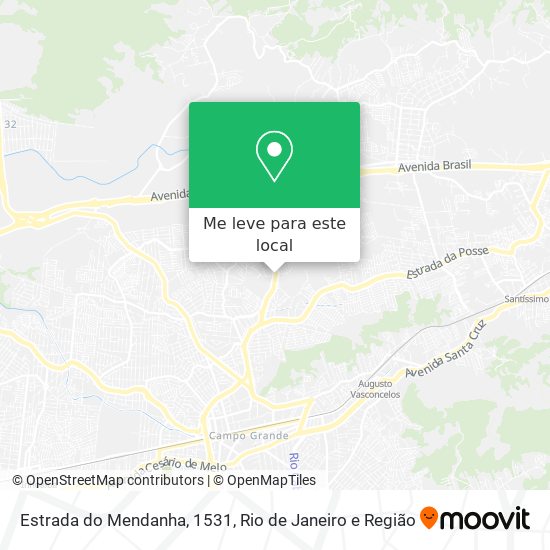 Estrada do Mendanha, 1531 mapa