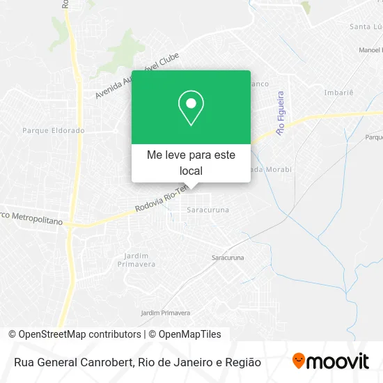 Rua General Canrobert mapa