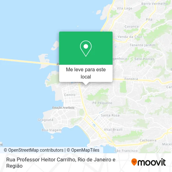 Rua Professor Heitor Carrilho mapa