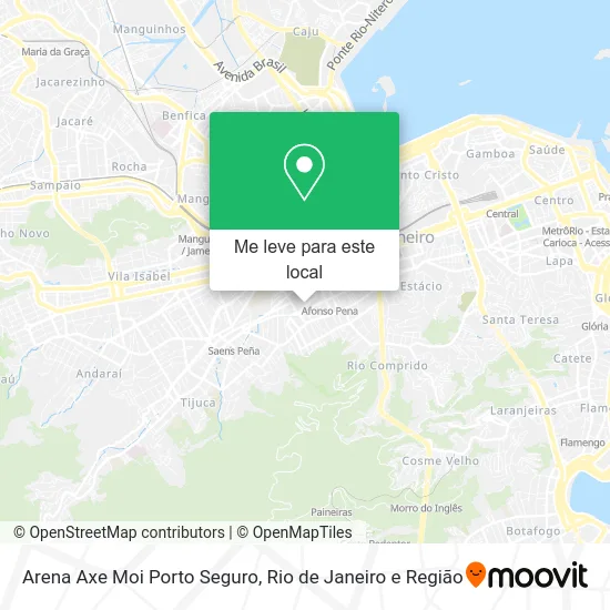Arena Axe Moi Porto Seguro mapa