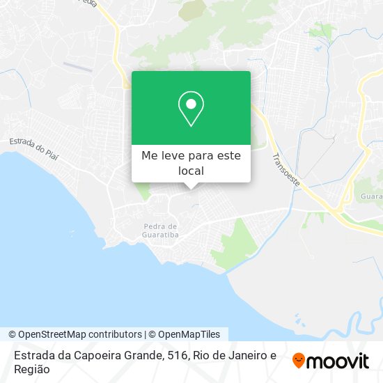 Estrada da Capoeira Grande, 516 mapa
