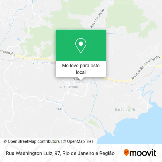 Rua Washington Luiz, 97 mapa